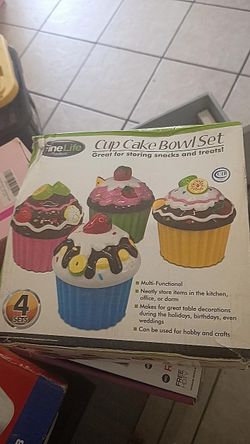 FineLife Cupcake Bowl Set of 4