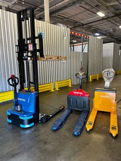 NORDSTEEL Commercial Electric Pallet Stacker / Walkie Forklift (New)