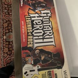 Wii Guitar Hero III Controller With Game