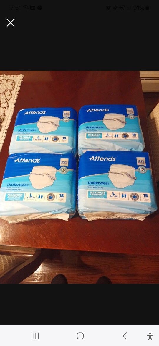 Pampers 5 $ Each