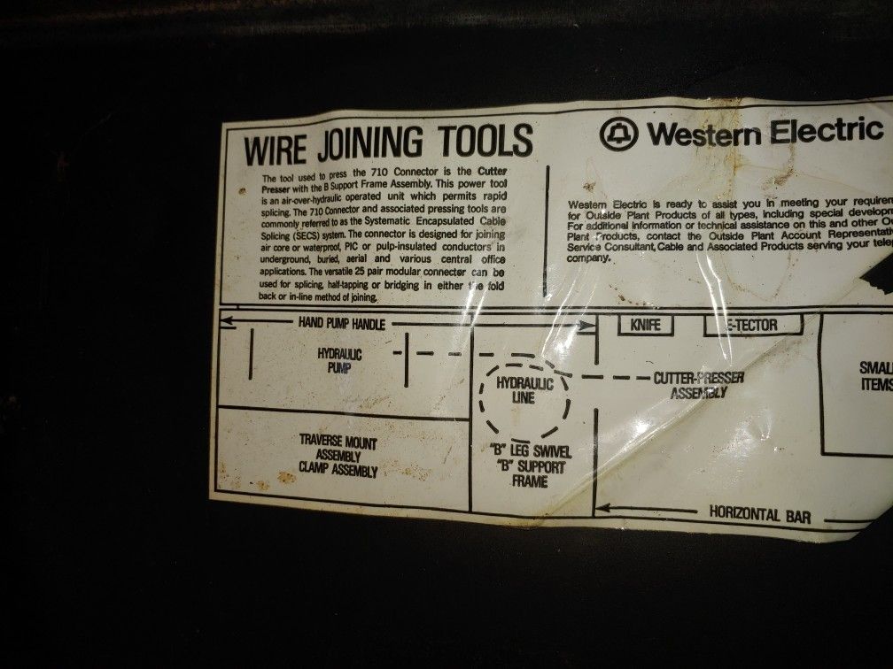 Western Electric Wire Joining Tool