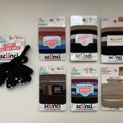 Scunci hair bands - pony tail holders 