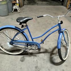 Blue Cruiser Bike