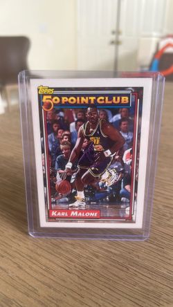 Karl Malone Topps 50 Point Club #199