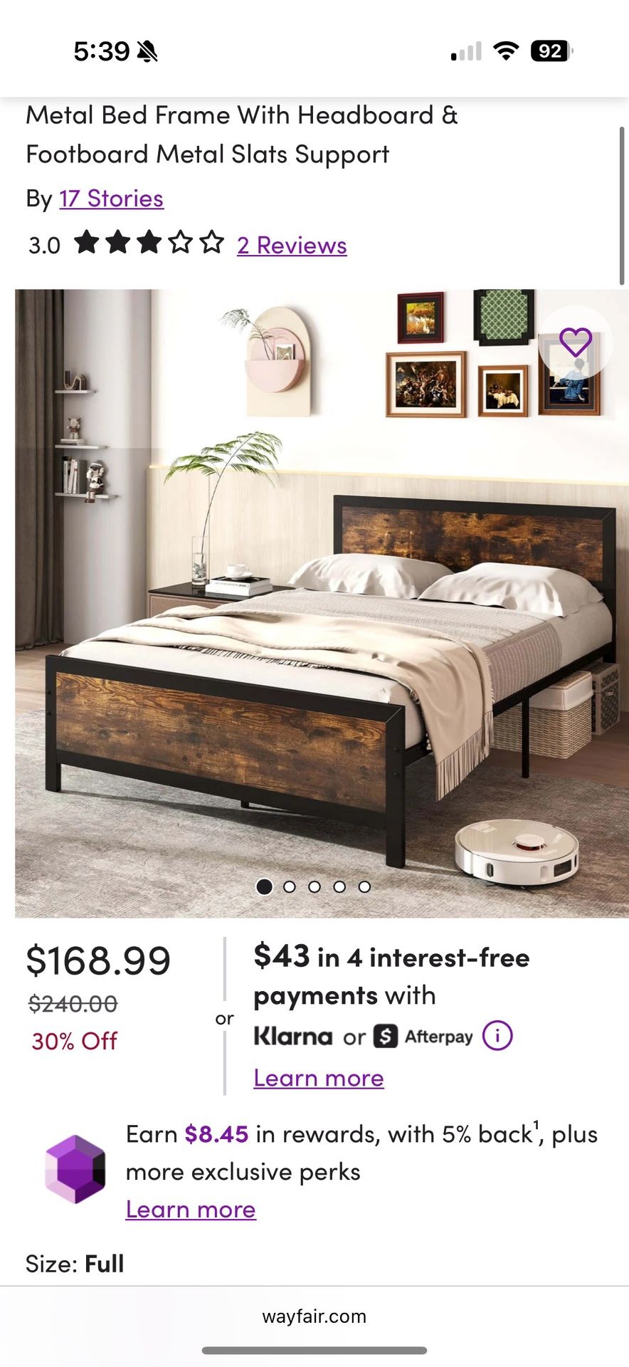 Wooden Bed Frame