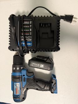 Hercules 20v drill with battery and charger