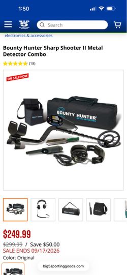 Bounty hunter 2 metal detector