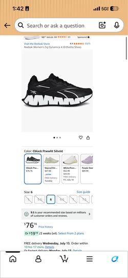 Reebok Shoes (New in the box)