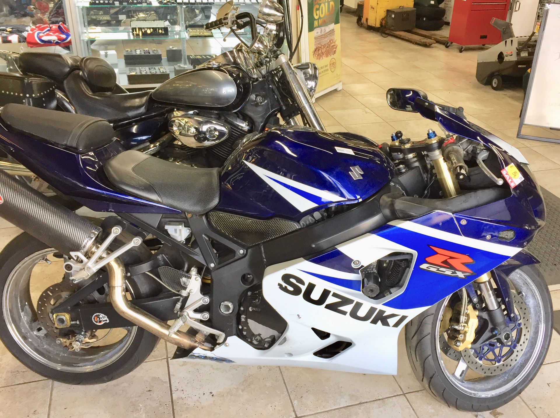 2005 Suzuki GSXR750 motorcycle, only 17011 miles