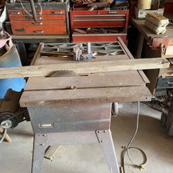 Table Saw With Stand 