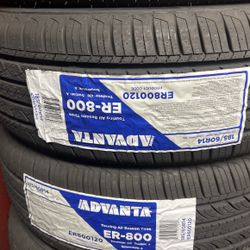 185/60/14 Advanta Tires 