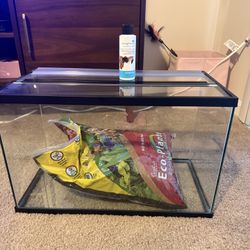 10 Gallon Aquarium Set