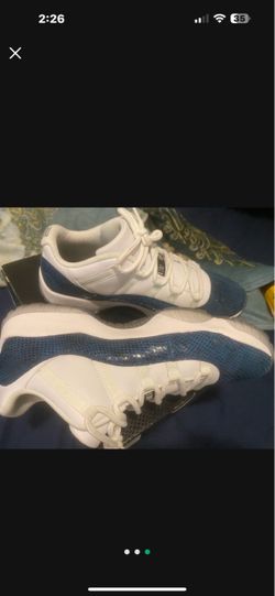Air Jordan 11 Low Snake Skin Sneakers
