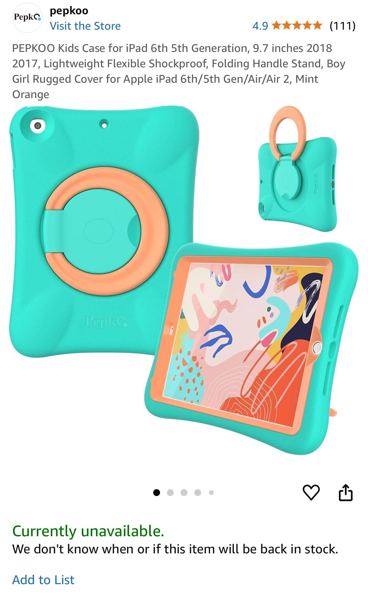 iPad 9.7 inch iPad Case