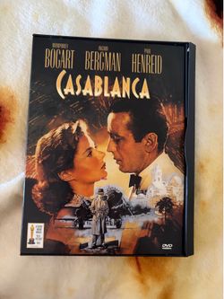 Casablanca dvd works with case and disc
