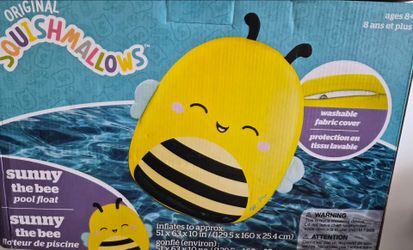 Squishmallows Sunny the Bee Pool Float