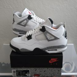 Jordan 4 Retro White Cement (2025) Brand New DS 💯 Authentic Size 8.5m/ Read Full Description
