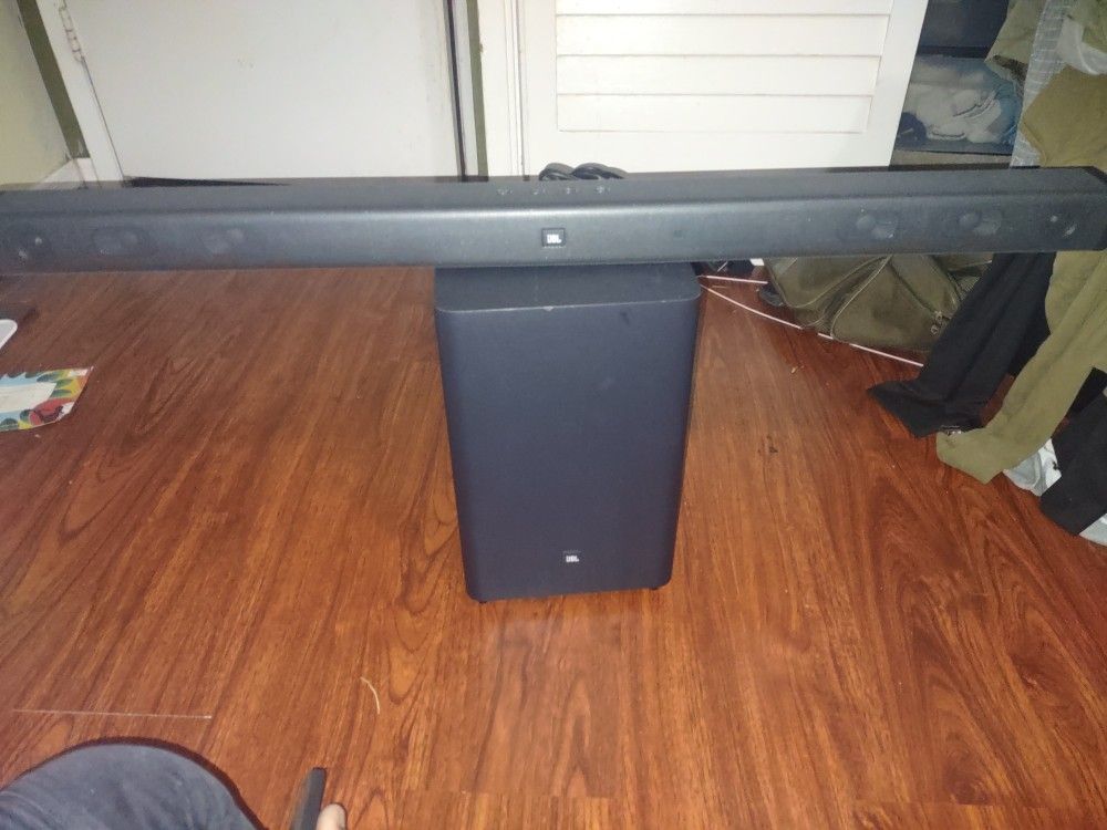 JBL Soundbar And Subwoofer