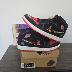 Size 13 - Siempre Familia Jordan 1's - $200