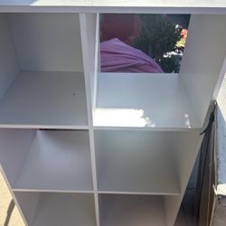 White 8 Cube Bookshelf