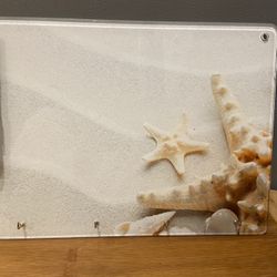 Beach Theme Dry Erase Board With 4 Keychain Holder