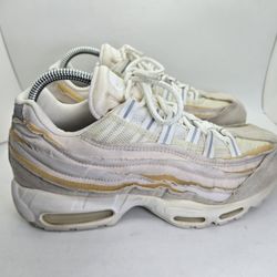 Nike Air Max 95 Comme des Garcons Shoes Men's 7 White Athletic Running Sneakers