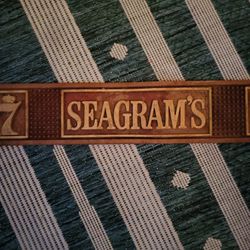 Seagrams 7 Vintage Rubber Sign