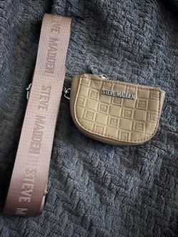 steve madden purse with strap and wallet