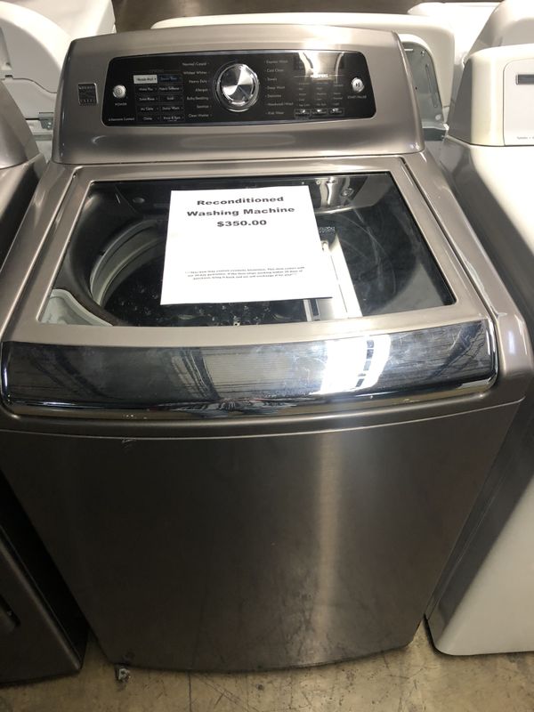 Reconditioned washing machine with warranty for Sale in Chicago, IL OfferUp