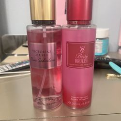 2 Victoria secret perfumes (pure seduction and berry brulle)