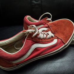 Vans Old Skool Red Mens Size 5.5