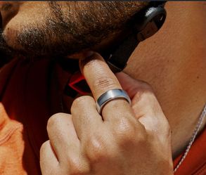 Oura Ring 4 Silver, size 13