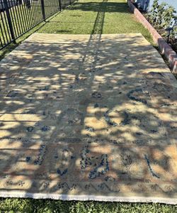 Vintage Turkish Rug 9 X 12.5 feet - handwoven