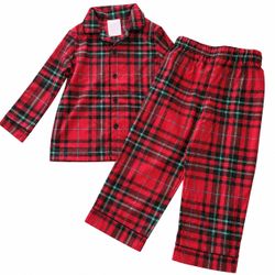 *New With Tags* Red Plaid Kid Pajama Set