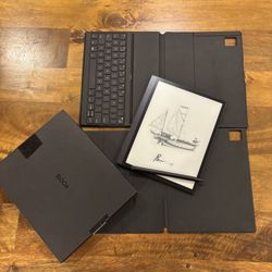 BOOX Tab Ultra E-ink Tablet PC w/ Keyboard Case, Folio, Stylus