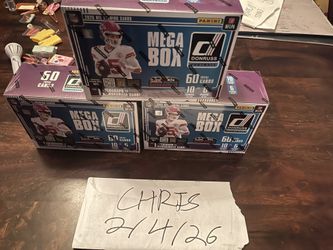 NFL Donruss Mega Box 2025