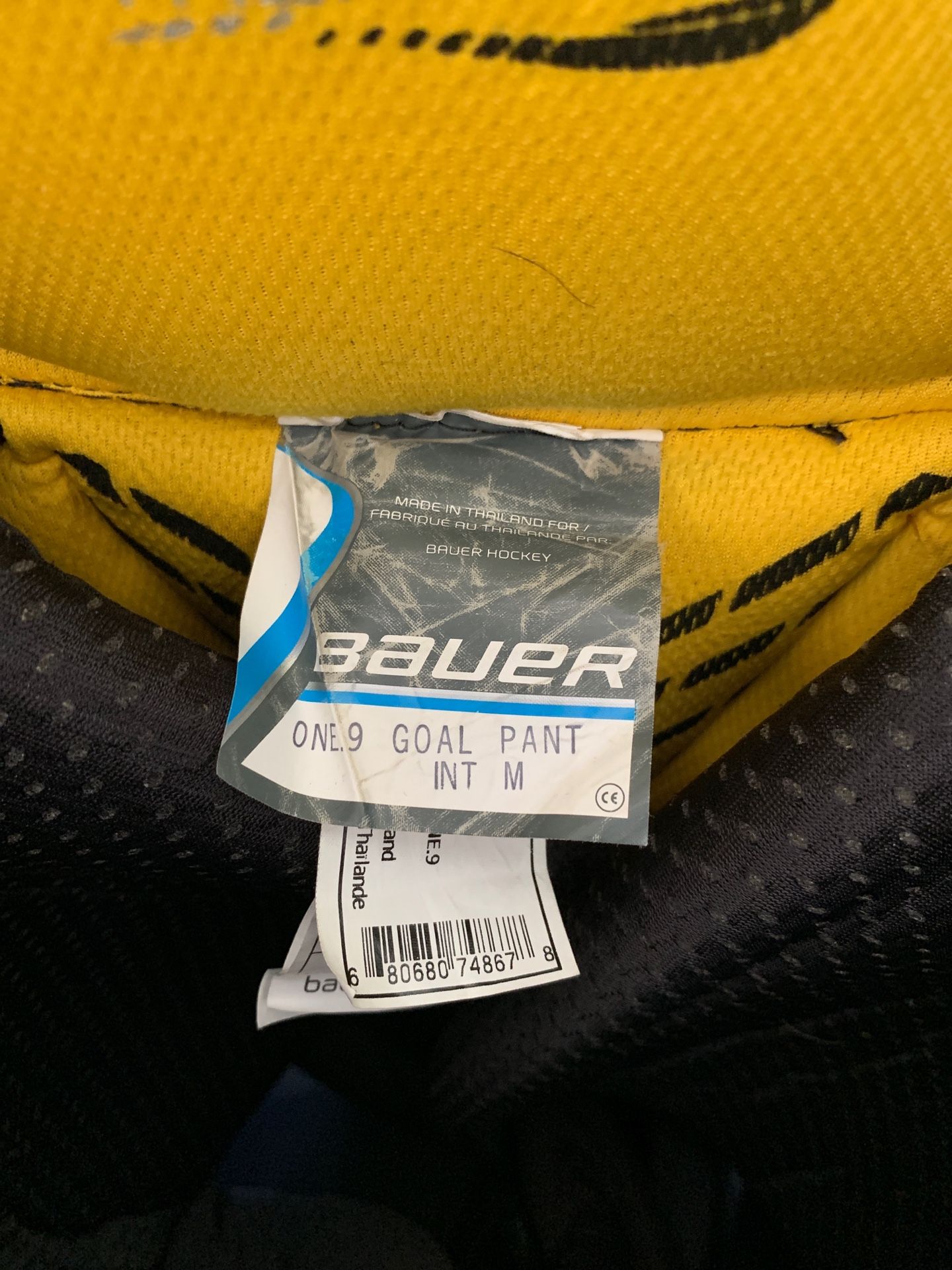 Bauer Supreme Junior Int. M size Goalie Pants