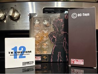 SH FIGUARTS OC TOYS VEGITO +TK CUSTOM VEGITO BLUE HEADSCULPT