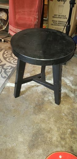 2 black stools