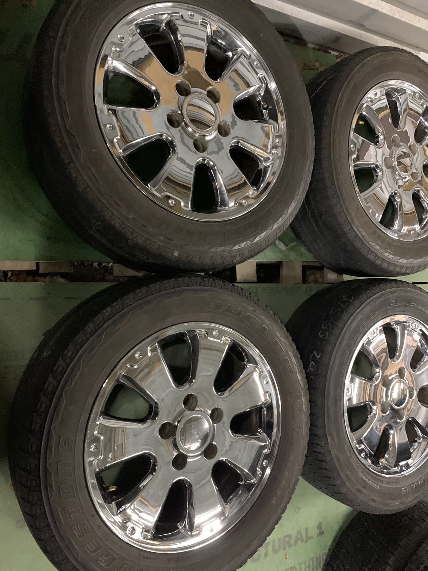 Toyota Tundra factory wheels and tires 20 inch