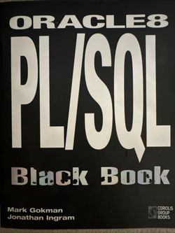Computer Book: Oracle 8 PL/SQL Black Book