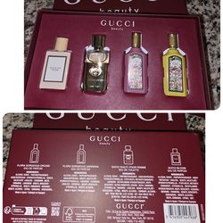 Gucci Beauty 4 piece set Brand New