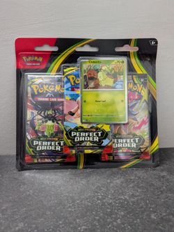 Pokemon Perfect Order 3 Pack Blister [Chikorita]