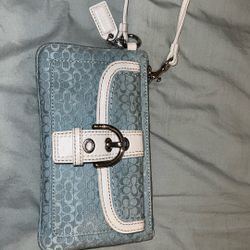 Baby Blue Coach Wrislet