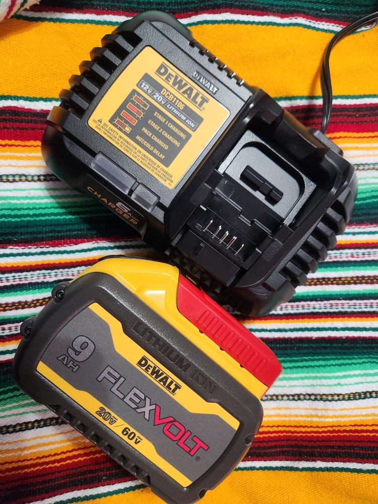 Dewalt 20v/60v FlexVolt Battery 6amp Charger DCB1106
