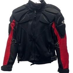 Fieldsheer Titanium Air Man Jacket Black/Red for Motorcycle, Size Medium very good condition! Protect yourself from falling on a motorcycle Or Bike!
