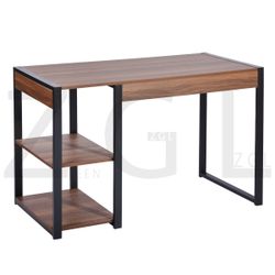 Homy Casa SOLEIL Computer Desk "47.2 x 23.6 x 29.5 in" Modern Office Workspace Table