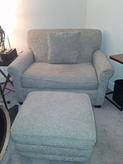 Gray sleeper sofa