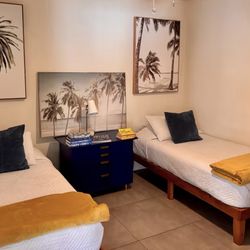 Two (2) Twin Beds & Mattress