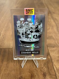 Saturday Morning Cards Steamboat Willie Silver No. 1 Limited Exclusive 2024 Disney Mickey Mouse